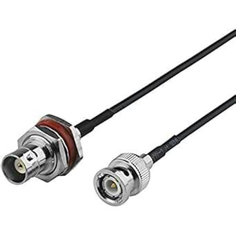 1ft 30cm Rf Wire Connector Bnc Female nut O-Ring to BNC Male Straight ...