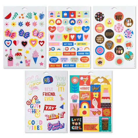 Decorate and Send Colorful Sticker Book - Arts & Crafts | Hallmark