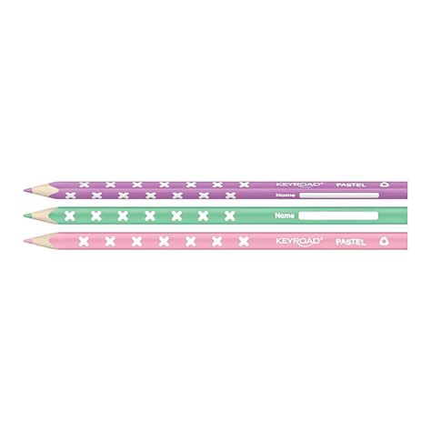 Keyroad Colour Pencils Pastel- Set of 6 - SCOOBOO - Keyroad