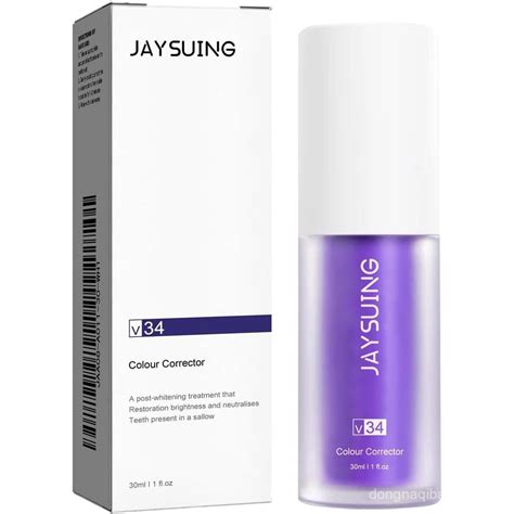 Purple Color Correcting Toothpaste with Potassium Nitrate and Xylitol Enamel Safe Formula to ...