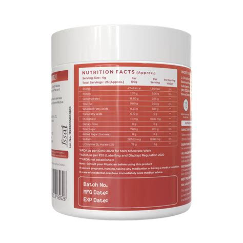 100% Pure Citrulline Malate – naturaltein