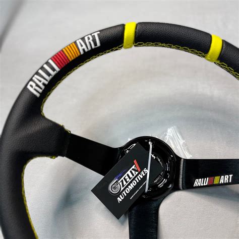 Ralliart Carbon Edition Steering Wheel (14-Inch) | Universal Racing ...