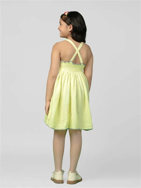 Somersault - Embroidered Blue Flower Dress | Soft & Comfortable ...