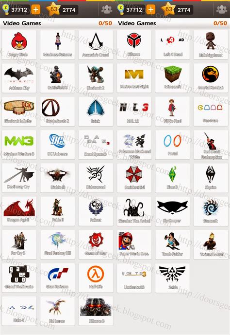 Best Video Game Logos
