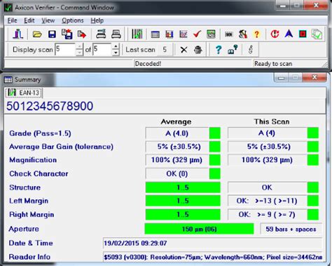 Axicon 7015 Barcode Verifier | Barcode Validation | Barcode Scanning