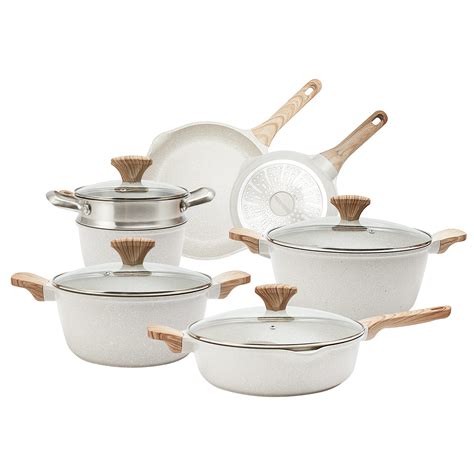 Country Kitchen Nonstick Induction Cookware Sets - 11 Piece Nonstick ...