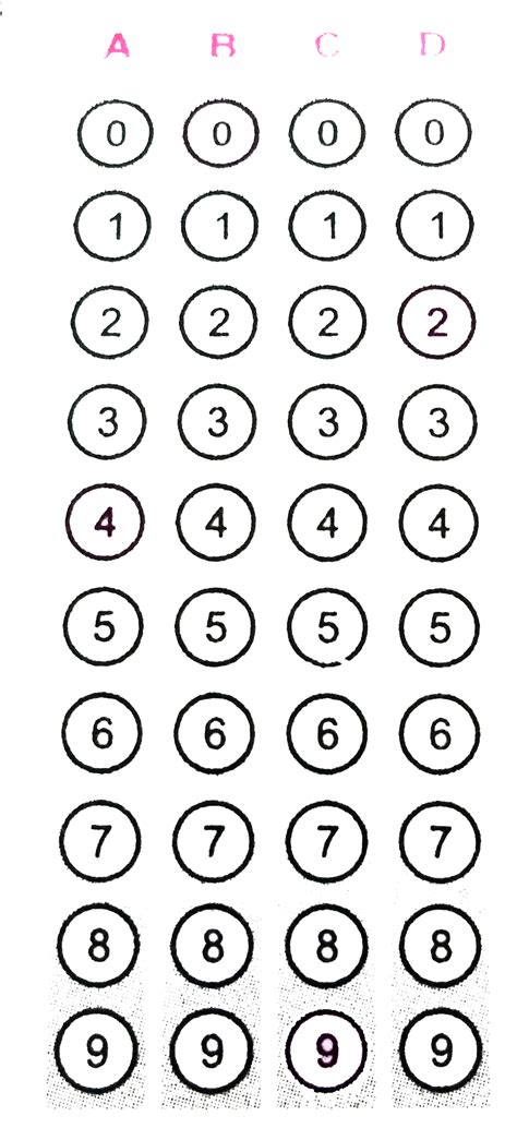 The answer to each of the following question is a single digit integer ...