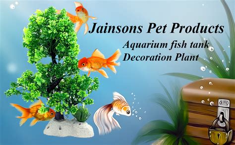 JAINSONS PET PRODUCTS Artificial Aquarium Decor Ornament – 9.5 Inch ...