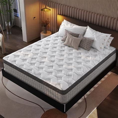 Amazon.com: AnoYishev 10'' Hybrid Mattress Queen with Comfort Foam ...