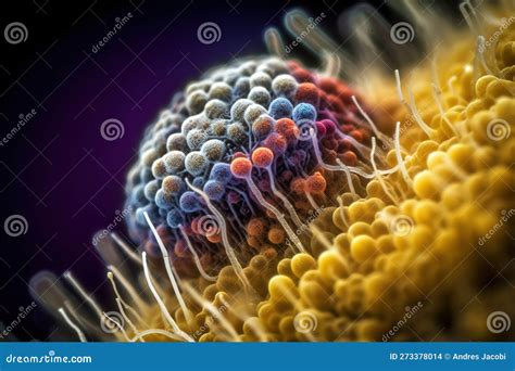 Macro Photography of Pollen Grain Seen Under Microscope. Stock ...