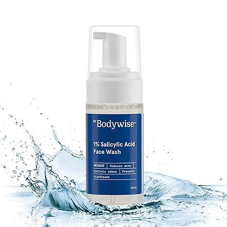 Be Bodywise 1% Salicylic Acid Oil Control Face Wash For Acne & Pimples ...