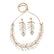Meira jewellery American Diamond Jewellery set | Rose Gold Plated ...