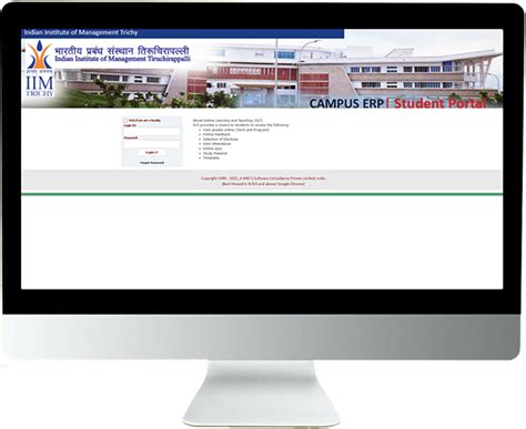 Login URLs | IIM Tiruchirappalli