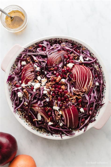 Braised red cabbage with apple mustard vinaigrette – Artofit