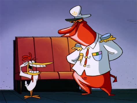 Cow And Chicken Devil Red Guy As Ice Cream Man: A Funny Cartoon Clip