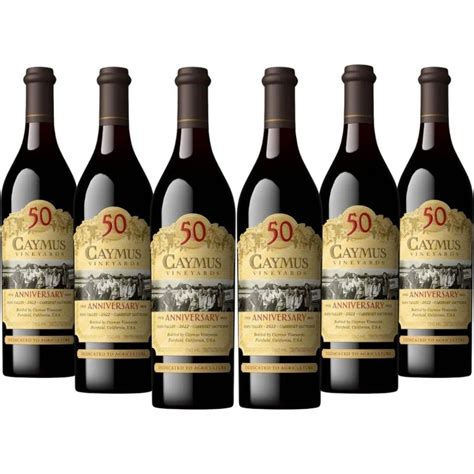 Caymus 50th Ann Napa Valley Cabernet Sauvignon 2022 | Whiskey Caviar