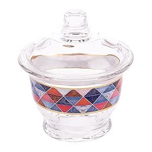 Buy AKDC Glass Sugar Pot L(9CM)XW(9CM)XH(7CM) Transparent Online at Low ...
