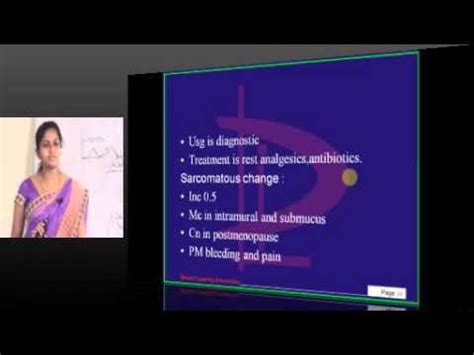 Gyn Obs Topic 16 fibroid uterus by Dr.Shilpa Video Lecture - MBBS