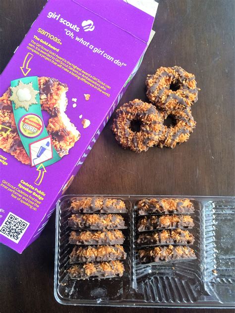 Girl Scout Cookie Samoa Coconut Salted Caramel Chocolate Bark | Once In ...