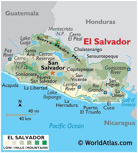 Mapas De El Salvador _ Mapa de El Salvador en Blanco – SGEIZ