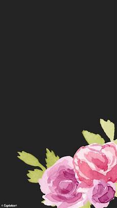 Flower Lock Screen Black Iphone Wallpaper by Black Pink Watercolour Floral Roses Iphone Background Flower Lock Screen Black Iphone Wallpaper