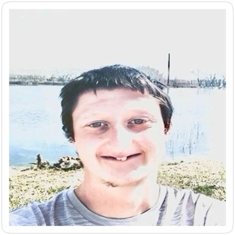 Daniel Larson Selfie Tiktok Sticker | Funny people getting scared ...
