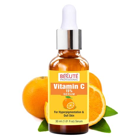 BECUTE Professional Vitamin C Face Serum for Natural Glowing Skin 30 m