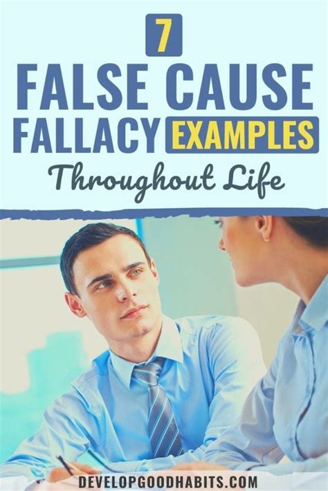 Image result for False Cause Logical Fallacy Example