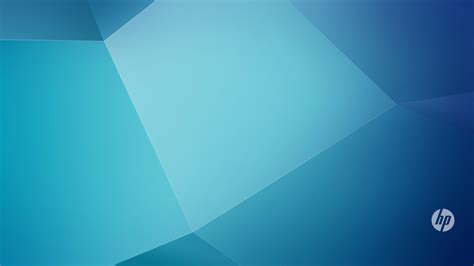HP Blue Geometric HD Wallpaper — Hewlett‑Packard Logo