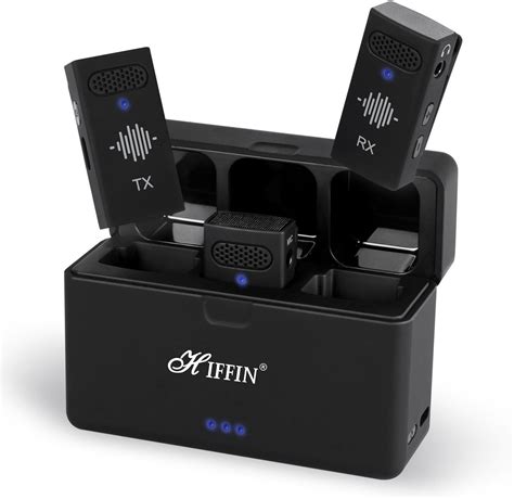 Hiffin HWM-50 Wireless Microphone System for Camera & Smartphone ...