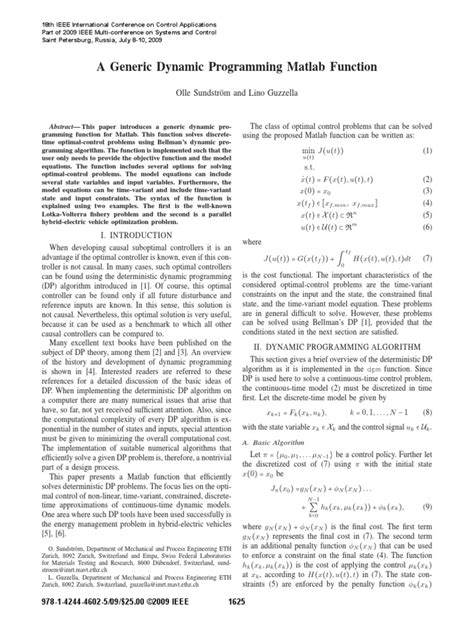 Image result for Dynamic Programming Using MATLAB