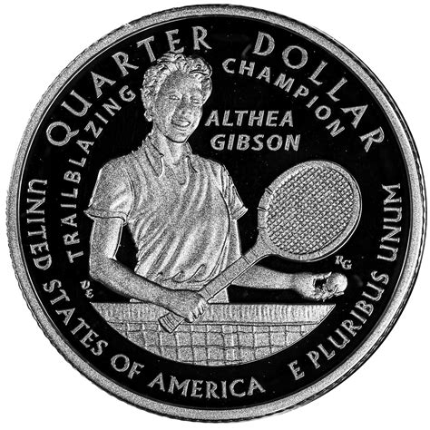 ¼ Dollar "Washington Quarter" (Althea Gibson) - United States – Numista