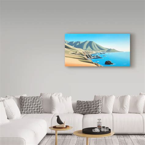 Ron Parker 'California Coast' Canvas Art, 47"x24" - Beach Style ...