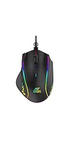 Ant Esports GM610 7D Crystal Full RGB Gaming Mouse, Instant 825 Chip, 7 ...