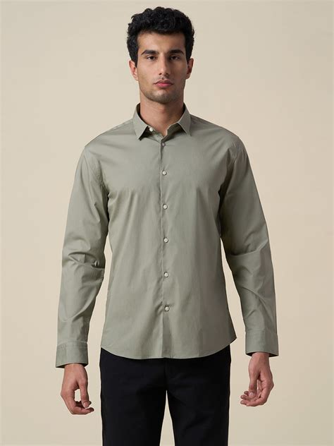 Buy Green Formal Shirts for Men Online at Selected
