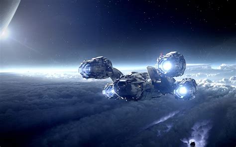 Posterhouzz Movie Prometheus Spaceship Sci Fi HD Wallpaper Background ...