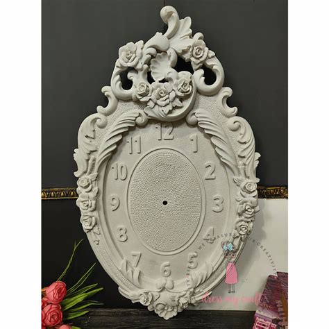 Resin Oval Clock – CRAFTERS CORNER