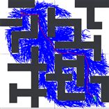 RRT Algorithm Path Planning 的图像结果