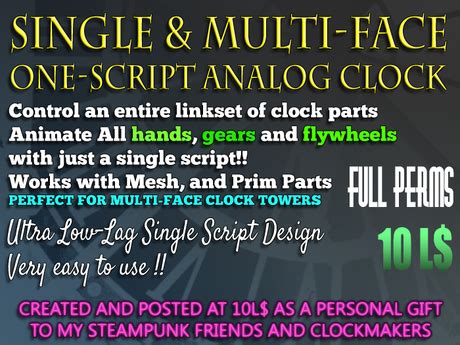 Clock Script 的图像结果