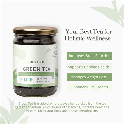 Buy Green Tea for Holistic Health & Wellness - 180G | Ecotyl – Ecotyl ...