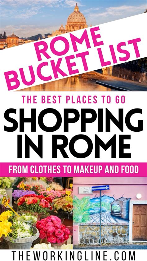 Best shopping in rome – Artofit