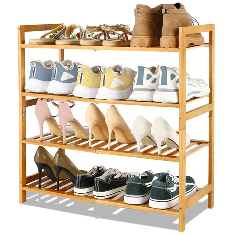 Bamboostan Bamboo Shoe Rack Organizer – Durable & Eco-Friendly Shoe ...