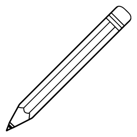 Pencil drawing coloring page for creative kids and artists | Premium AI ...