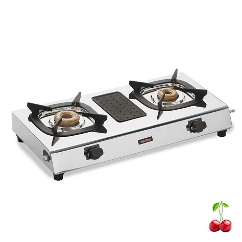 RICH FLAME Gas Stove 2 Burners | 2 Years Warranty, ISI Certified | Gas ...
