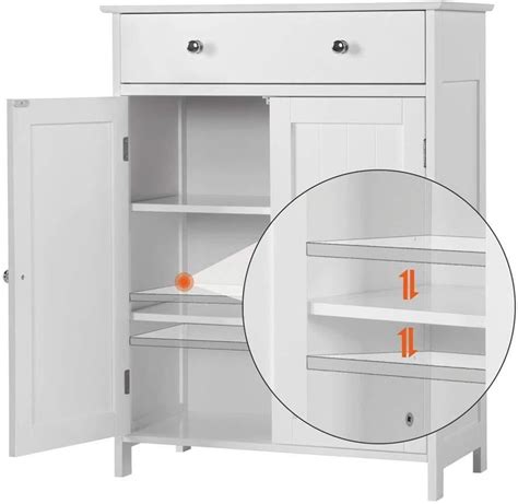 INDSUMOT Wooden Floor Cabinet Freestanding Bathroom Storage India | Ubuy