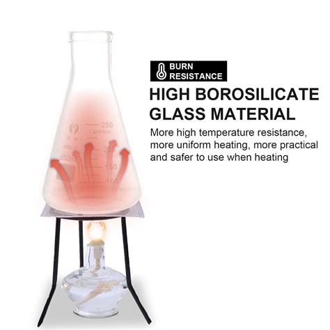 Buy NUOLUX Flask Erlenmeyer Flask Laboratory Glass Potion Chemistry ...
