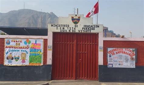 IE 1276 Paraíso - Cajamarquilla | Lima
