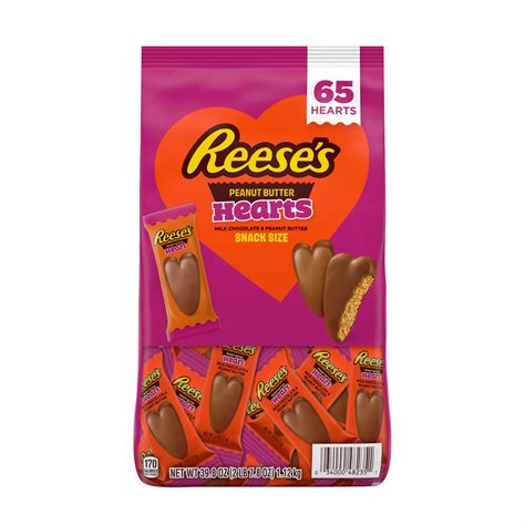 Reese's Peanut Butter Hearts Candy – 39.8 oz | BJ's Wholesale Club