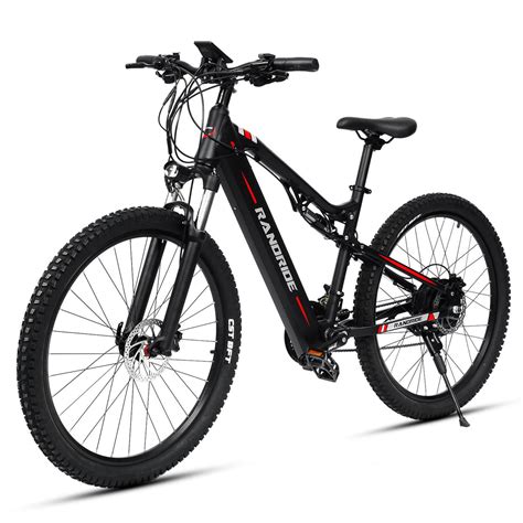 Full Dual Suspension Electric Mountain Bike 27 Speed Electric Cycle ...