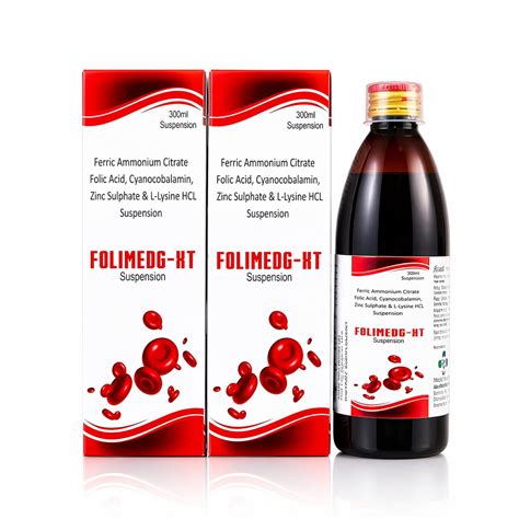 Folimedg XT Iron Syrup – 300ml | Ferric Ammonium Citrate ...